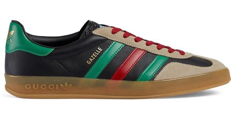 black adidas gucci shoes model 108082235|adidas x Gucci Gazelle Black GG Monogram Men's.